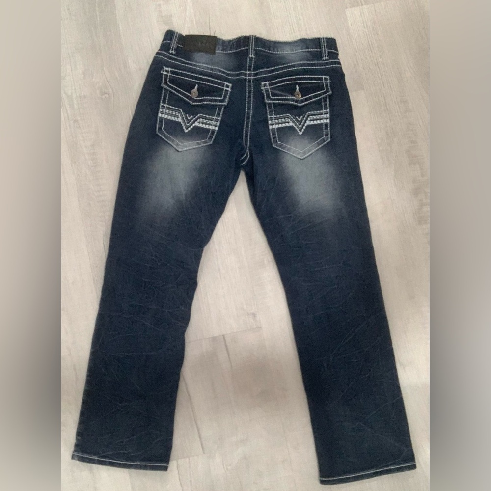Denim Straight Leg Jeans TrueLuck